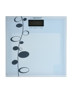 Digital Bathroom Scales Esperanza EBS005 White Glass