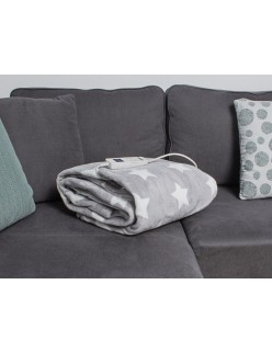 elektrische Abdeckung N'oveen EB651                           180 x 130 cm Grau Sterne