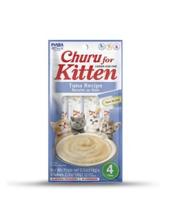Collation pour Chat Inaba Churu for Kitten Thon 4 x 14 g