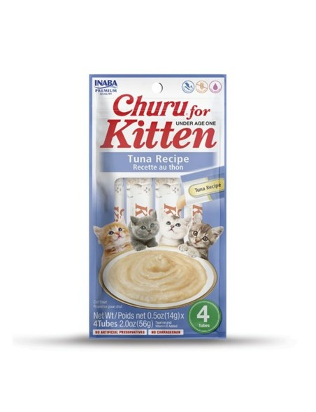 Collation pour Chat Inaba Churu for Kitten Thon 4 x 14 g