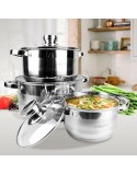 Casseroles Feel Maestro MR-2220-6L Argenté Acier 6 Pièces