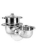 Cacerolas Feel Maestro MR-2020-6M Plateado