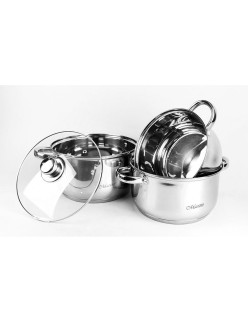 Cacerolas Feel Maestro MR-2020-6M Plateado