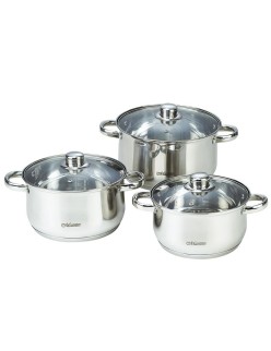 Cacerolas Feel Maestro MR-2020-6M Plateado