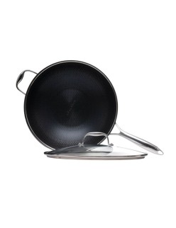 Padella Kohersen 71111 Nero Argentato Acciaio inossidabile Alluminio Ø 32 cm