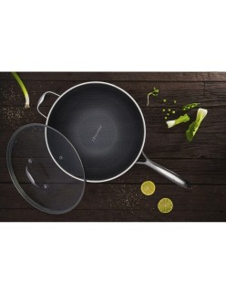 Padella Kohersen 71111 Nero Argentato Acciaio inossidabile Alluminio Ø 32 cm