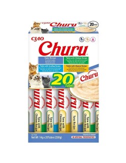 Collation pour Chat Inaba Churu Variety box Tuna Poisson