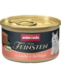 Comida para gato Animonda Vom Feinsten Mousse Salmon y Aves Salmón Pescado Aves 85 g