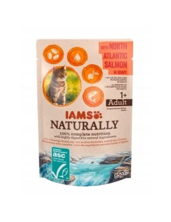 Katzenfutter Eukanuba Naturally Adult Fisch 85 g