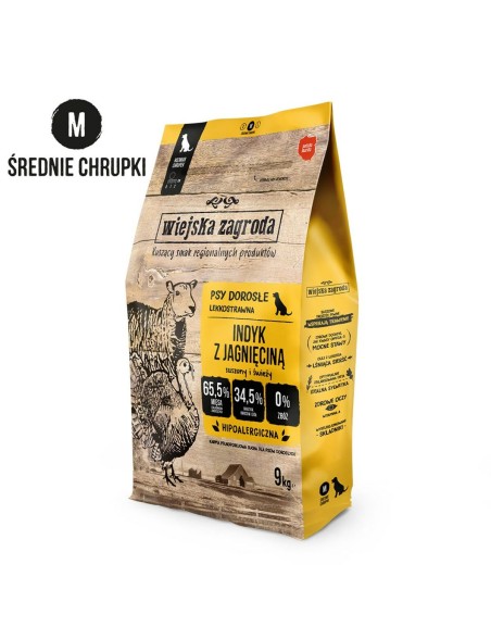Pienso WIEJSKA ZAGRODA Turkey with lamb M Pavo 9 kg