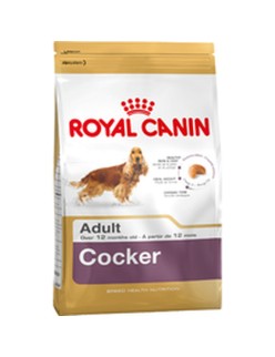 Nourriture Royal Canin Cocker Adult Adulte Poulet Riz Maïs Oiseaux 12 kg