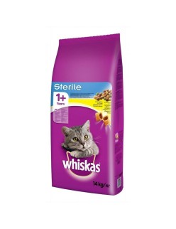 Comida para gato Whiskas STERILE Adulto Pollo 14 Kg