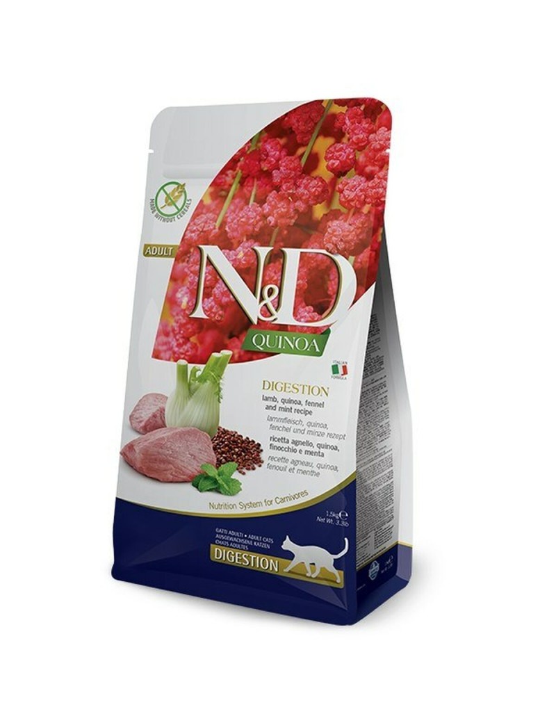 Comida para gato Farmina Digestion Adulto Menta Cordero 1,5 Kg