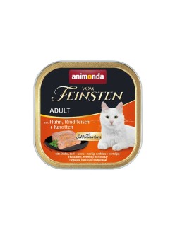 Katzenfutter Animonda Vom Feinsten Huhn Rindfleisch 100 g 100 L