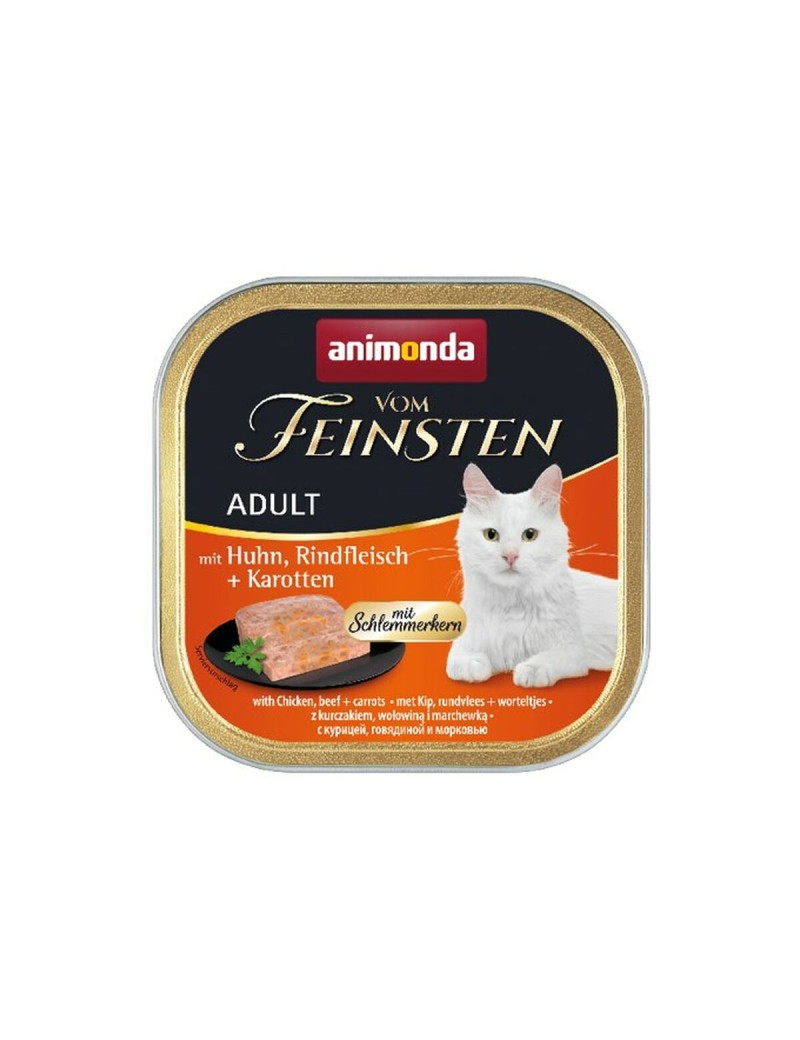Comida para gato Animonda Vom Feinsten Pollo Ternera 100 g 100 L