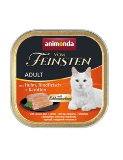 Comida para gato Animonda Vom Feinsten Pollo Ternera 100 g 100 L