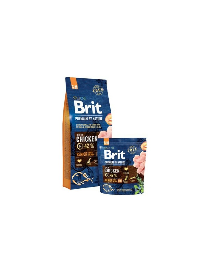Futter Brit Premium by Nature Senior S+M Senior Huhn 8 kg