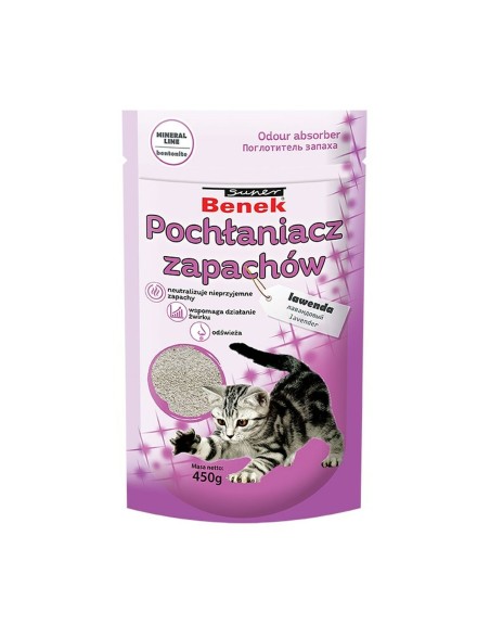 Arena para Gatos Certech Lavanda Eliminación de olores