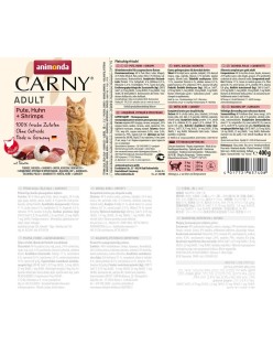 Comida para gato Animonda Carny Pollo Pavo 400 g