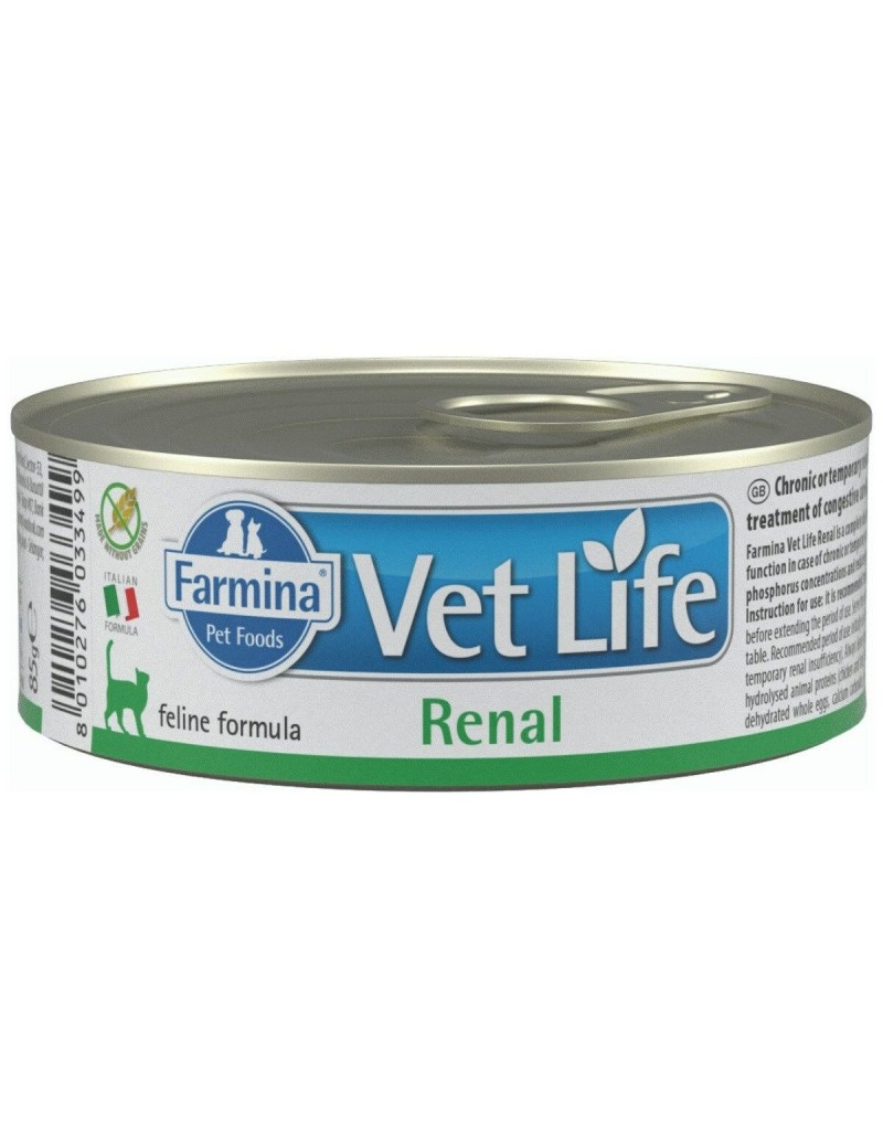 Comida para gato Farmina Vet Life Diet Renal  Pollo Patatas 85 g