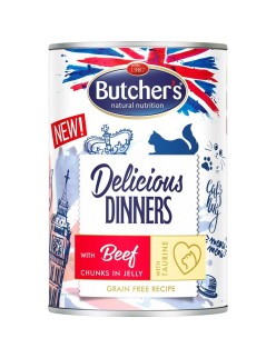 Comida para gato Butcher's Delicious Dinners Pollo Ternera 400 g