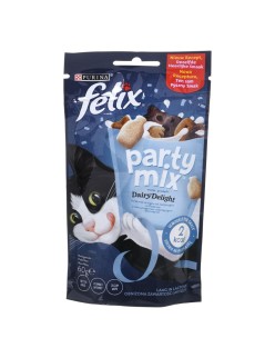Comida para gato Purina Party Mix Dairy Delight Carne 60 g