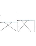 Asse da Stiro Vileda Star Plus Nero Stampa Schiuma Cotone Acciaio inossidabile 120 x 38 cm