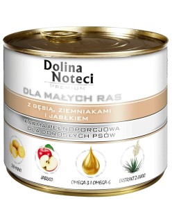 Comida húmeda Dolina Noteci Premium Manzana Patatas Ganso 185 g