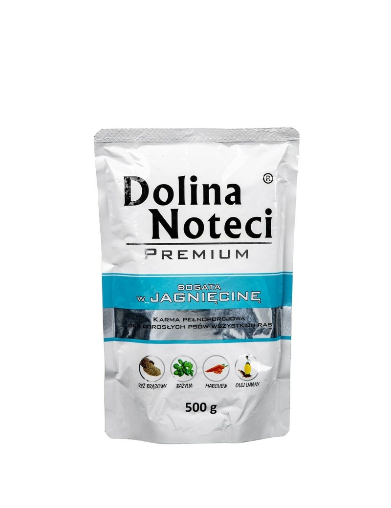 Comida húmeda Dolina Noteci Premium Cordero 500 L 500 g
