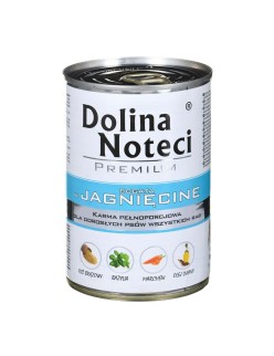 Comida húmeda Dolina Noteci Premium Cordero 400 g