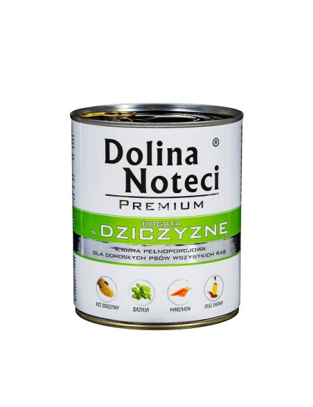 Nassfutter Dolina Noteci Premium Rich in game Rindfleisch Wildschwein Schwein 800 g