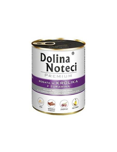 Comida húmeda Dolina Noteci Premium Arándano Ternera Cerdo Conejo 800 g