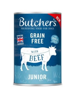 Nassfutter Butcher's Original Junior Huhn Rindfleisch 400 g