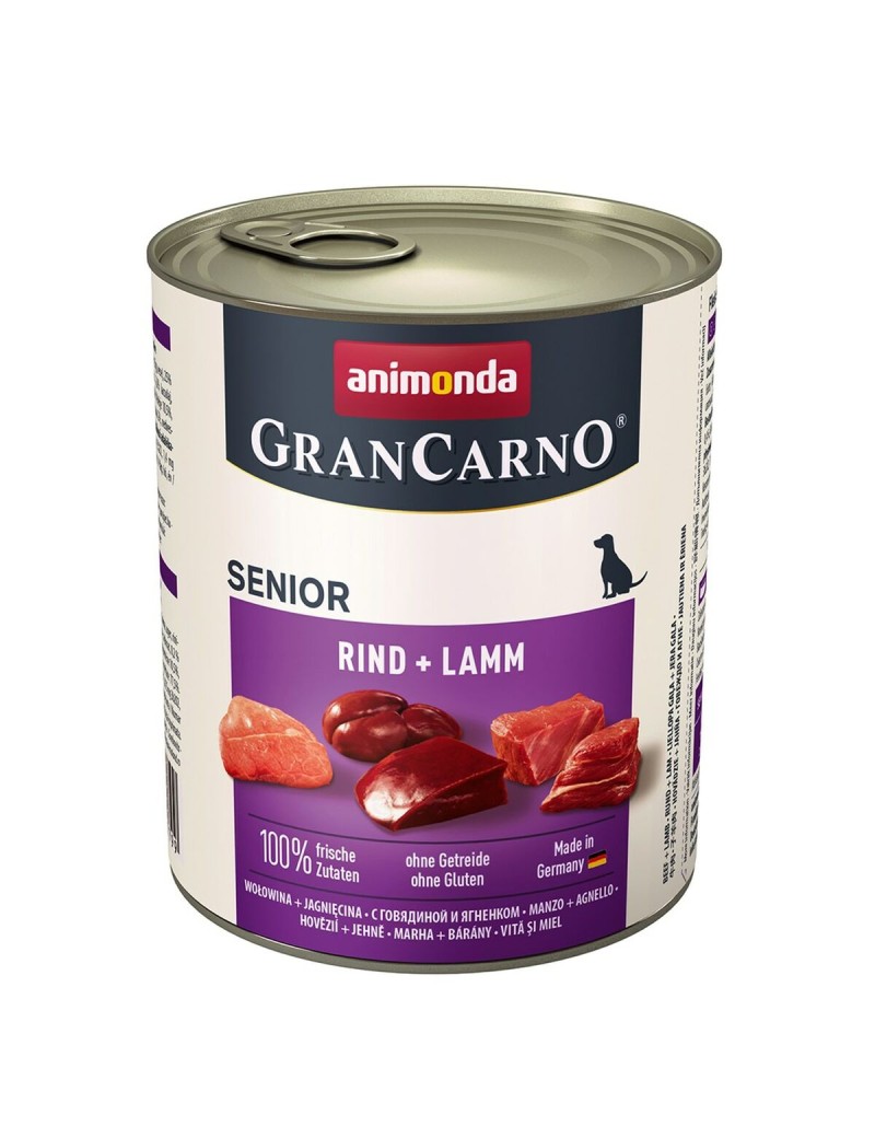 Nassfutter Animonda  GranCarno Senior Rindfleisch Lamm Rind und Kalbfleisch 800 g