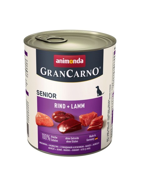 Comida húmeda Animonda  GranCarno Senior Ternera Cordero Carne de vacuno 800 g