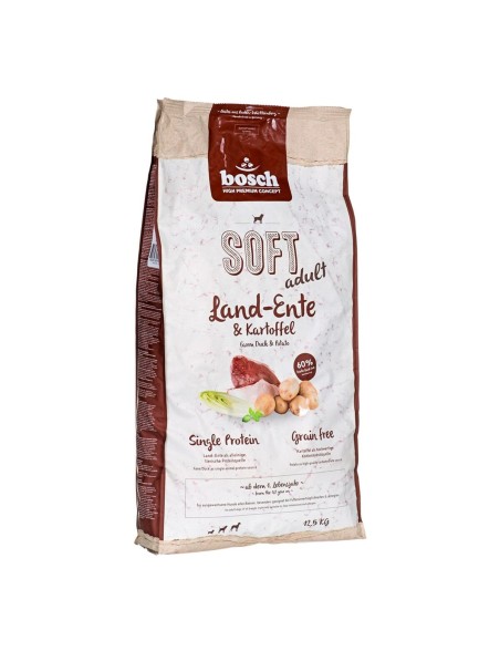 Pienso BOSCH Soft Adulto Pato Patatas 12,5 Kg