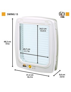 Gatera Ferplast Swing 15 Blanco Plástico