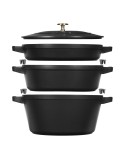 Kochtopf Zwilling La Cocotte Schwarz Gusseisen 1 Stücke Ø 24 cm 1 kg 4,2 L (1 Stück)