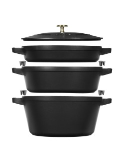 Kochtopf Zwilling La Cocotte Schwarz Gusseisen 1 Stücke Ø 24 cm 1 kg 4,2 L (1 Stück)