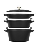Kochtopf Zwilling La Cocotte Schwarz Gusseisen 1 Stücke Ø 24 cm 1 kg 4,2 L (1 Stück)