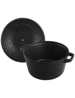 Kochtopf Zwilling La Cocotte Schwarz Gusseisen 1 Stücke Ø 24 cm 1 kg 4,2 L (1 Stück)