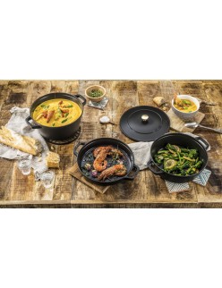Kochtopf Zwilling La Cocotte Schwarz Gusseisen 1 Stücke Ø 24 cm 1 kg 4,2 L (1 Stück)