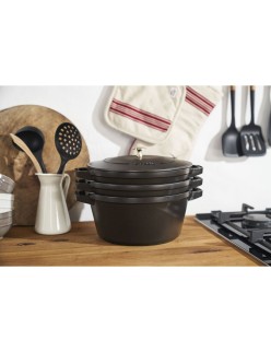 Kochtopf Zwilling La Cocotte Schwarz Gusseisen 1 Stücke Ø 24 cm 1 kg 4,2 L (1 Stück)