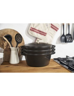 Kochtopf Zwilling La Cocotte Schwarz Gusseisen 1 Stücke Ø 24 cm 1 kg 4,2 L (1 Stück)