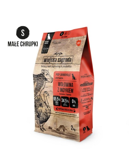 Pienso WIEJSKA ZAGRODA Vacuno y Pavo Cordero 2 Kg