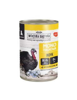Comida húmeda WIEJSKA ZAGRODA Monoprotein Pavo Pavo 400 g