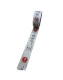Adhesive Tape Taśma STOP White Red