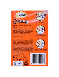 Snack para Gatos Dreamies Creamy 4 x 10 g Pollo