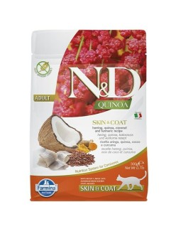 Aliments pour chat Farmina Skin&Coat Adulte Coco 300 g