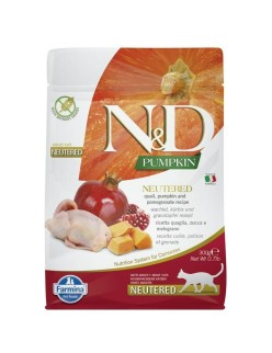 Comida para gato Farmina N&D Adulto Granada Calabaza 300 g
